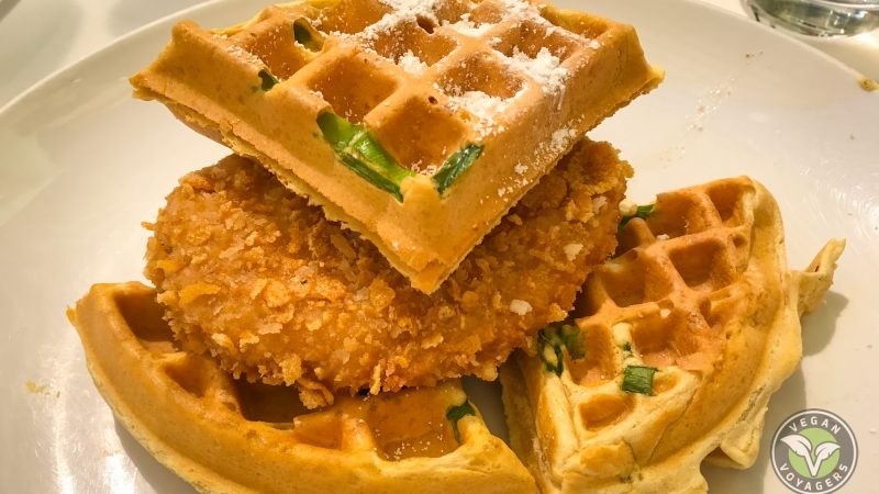 Vegan Chickān and Waffles
